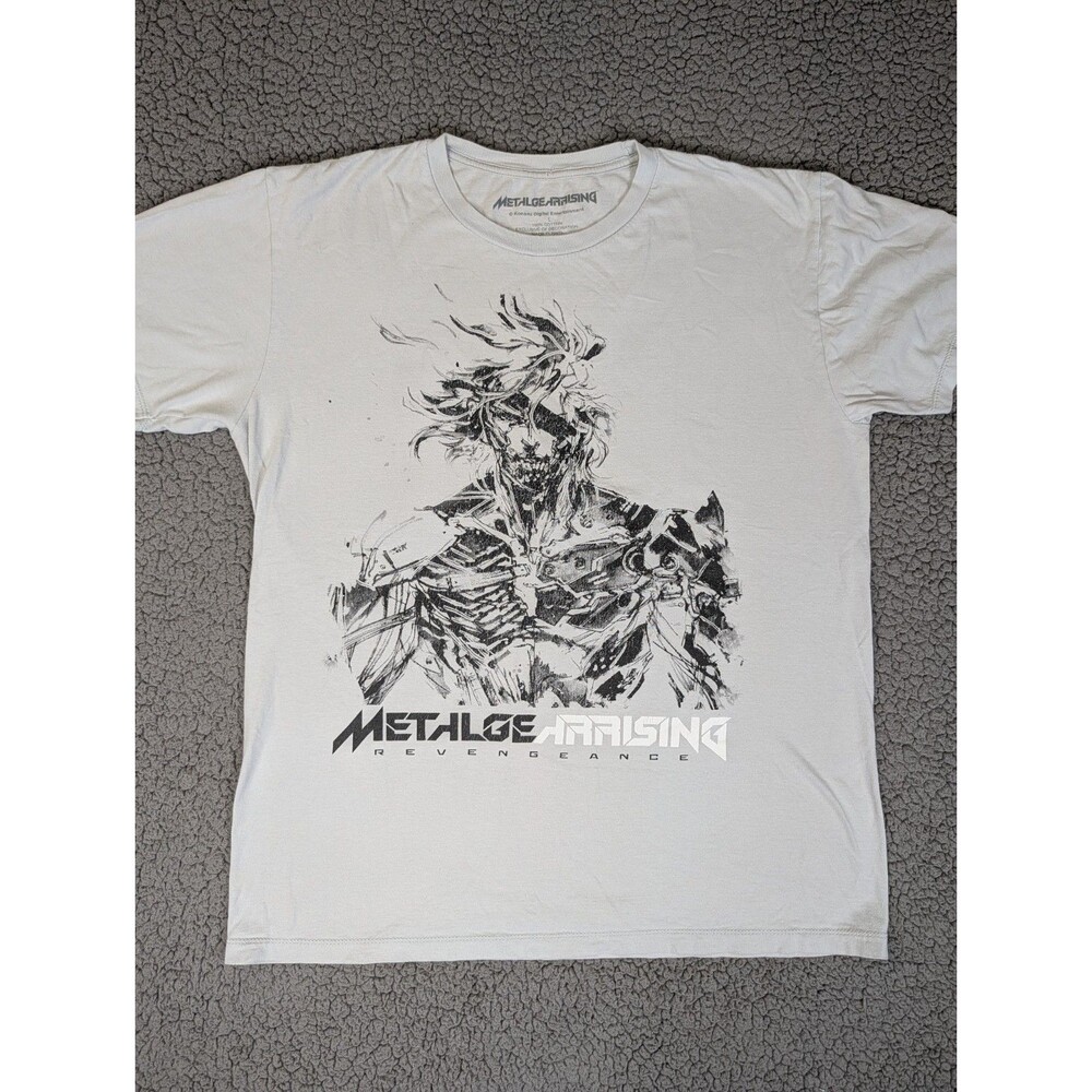 Vintage 2013 Metal Gear Rising Revengeance Raiden Promo T Large Konami Official